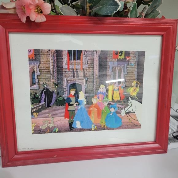 Rare Limited edition Disney lithograph With Raised seal Framed. - Picture 2 of 7